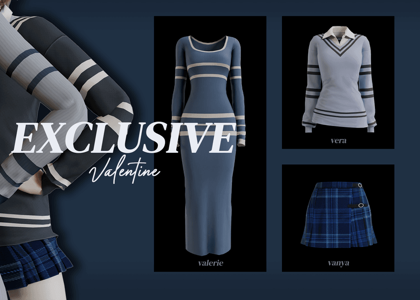 Скриншот мода Сет одежды Exclusive Pieces - Valentine